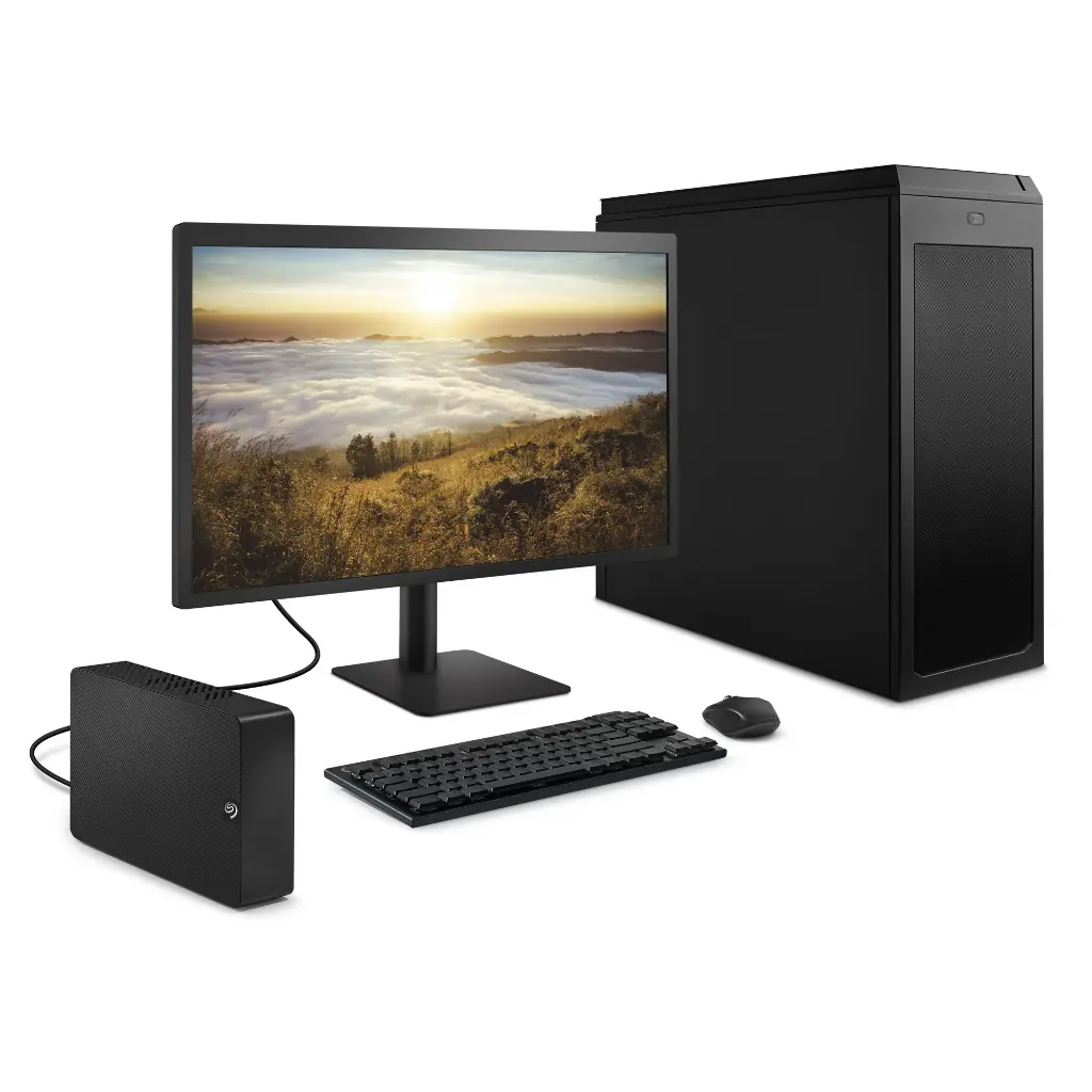 Seagate ExpansionPLUS 4TB External Hard Drive - USB 3.0 with Rescue Data Recovery (STKR4000400)