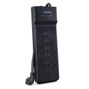 CyberPower B1206 - 3000 Joule Black Surge Protector with 12 Outlets and 6 ft Cord