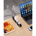 DEWENWILS 2-Pack 6-Outlet Power Strip Surge Protector, 6Ft Long Extension Cord, 500 J, Black, UL Listed