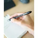 Zebra Pen Z-Grip Retractable Ballpoint Pen, 1.0 mm, Black Ink, 7-Pack