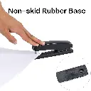 Deli Stapler, Desktop Stapler, Office Stapler, 20 Sheet Capacity, Includes 1000 Staples and Staple Remover, Black