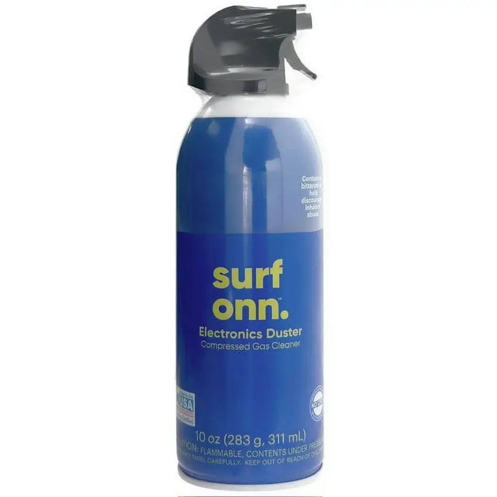 onn. Electronics Duster Compressed Gas Cleaner, 10 oz