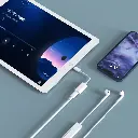 Lightning to USB-C Male Adapter for iPhone 15, [Apple MFi Certified] 2Pack USB Type C to Lightning Female Charger Cable Connector for Data Transfer and Fast Charging for iPhone 15/15 Plus/15 Pro/15 Pr