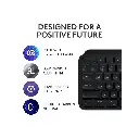 Logitech MX Keys S Wireless Keyboard, Low Profile, Fluid Precise Quiet Typing, Bluetooth, Black