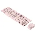Logitech Wireless Keyboard and Mouse Combo for Windows, 2.4 GHz Wireless, Compact Mouse, Rose