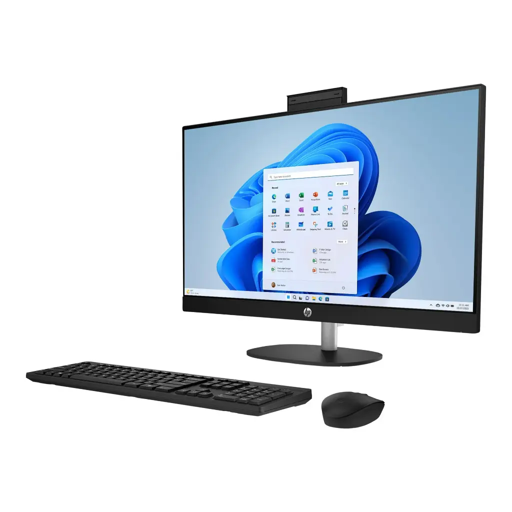 HP 27 inch Touch All-in-One Desktop AMD Ryzen 7-7730U 12GB RAM 1TB SSD Jet Black