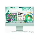 Apple iMac with 4.5K Retina display - All-in-one - M3 - RAM 8 GB - SSD 256 GB - M3 8-core GPU - 802.11ax (Wi-Fi 6E), Bluetooth 5.3 - WLAN: 802.11a/b/g/n/ac/ax (Wi-Fi 6E), Bluetooth 5.3 - Apple macOS Sonoma 14.0 - monitor: LED 24" 4480 x 2520 (4.5K) - keyboard: US - silver