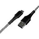 onn. 6 ft USB Type C Charging and Data Cable, Compatible with iPhone15, Samsung, Single Pack, Black