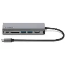Belkin USB C Hub, 6-in-1 MultiPort Adapter Dock with 4K HDMI, USB-C 100W PD Pass-Through Charging, 2 x USB A, Gigabit Ethernet Ports and SD Slot for MacBook Pro, Air, iPad Pro, XPS and More