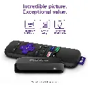 Roku 3920R Premiere 4K Streaming Media Player, Black