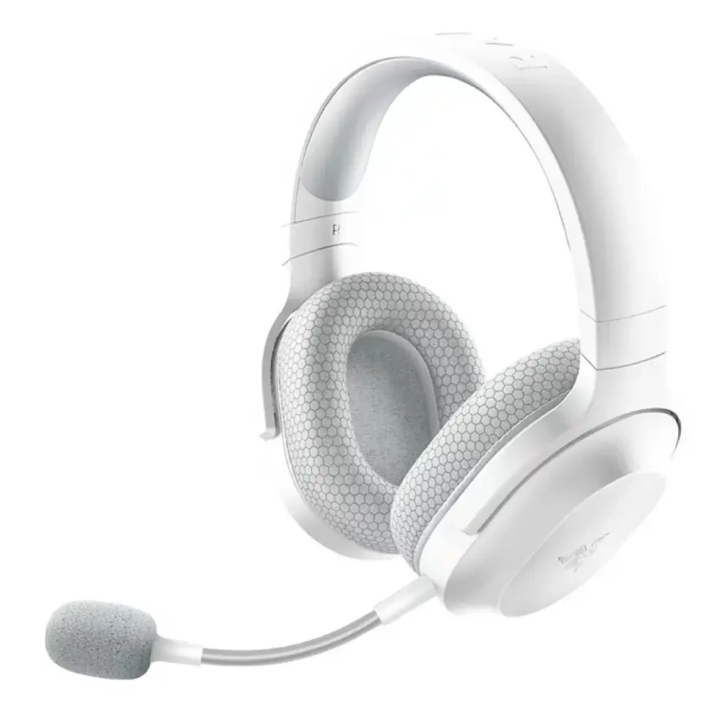 Razer Barracuda X Wireless Gaming Headset for PC, PS5, PS4, NS, Mobile, 2.4GHz, Bluetooth, 250g, White