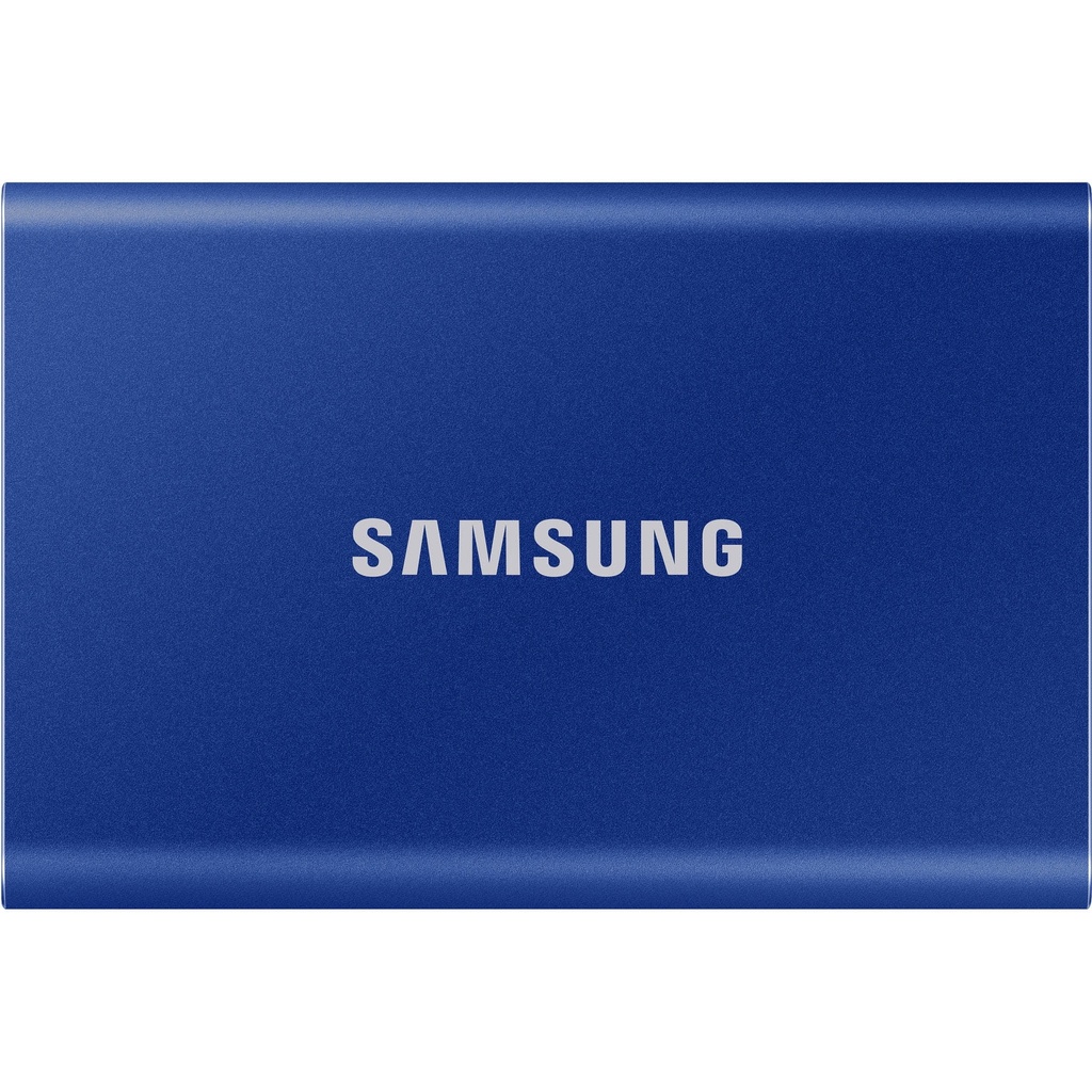 SAMSUNG Portable SSD T7 1TB USB 3.2 External - Indigo Blue (MU-PC1T0H/AM)