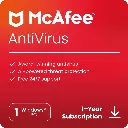 McAfee® AntiVirus Internet Security Software for 1 Device, Windows PC, 1-Year Subscription (Digital Download)